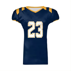 Maillots de sport respirants et imprimés de football américain avec coutures brodées Design sublimé - Product Image 1