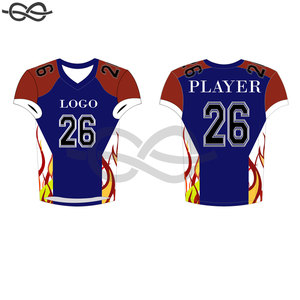 Uniformes de football américain personnalisés imprimés respirants de haute qualité, best-sellers en gros avec couleurs et logos sur mesure - Product Image 4