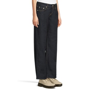 Pantalons en denim droits pour femmes de qualité supérieure, hiver, uni, 100% coton, respirant, décontracté, streetwear, vente en gros de pantalons pour femmes - Product Image 2