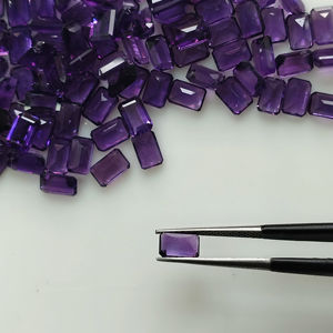 Ametista Africana Natural de 6x4 mm, Forma Octogonal, Piedra Preciosa Suelta de la Mejor Calidad para la Fabricación de Joyas - Product Image 3