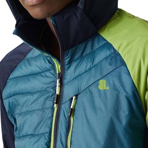 Chaqueta Híbrida de Invierno para Hombre, Estilo Urbano, con Cierre, Ajustada, Ligera, Acolchada, con Cuello Alto y Resistente al Viento - Product Image 3