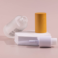 Personnaliser 30ml 50ml bouteille en verre dépoli lotion pompe bouteille pour sérum soin huile essentielle compte-gouttes bouteille en verre fournisseur