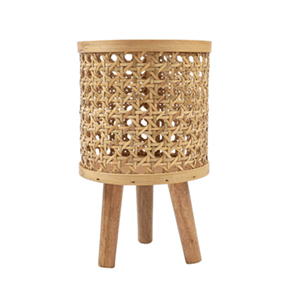 Base de maceta de ratán de estilo bonito al por mayor para flores maceta al aire libre decoración de jardín de fábrica de Vietnam - Product Image 1