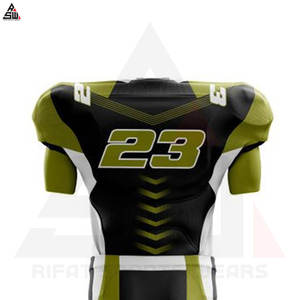 Uniformes de fútbol americano de nuevo diseño de moda, uniformes de fútbol americano sublimados con impresión personalizada para conjuntos de equipos - Product Image 6