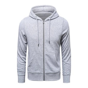 Sweat à capuche zippé bleu marine foncé pour homme - Impression numérique personnalisable 100% coton élégant décontracté en polaire - Product Image 2