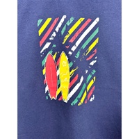 T-shirt pour enfants en coton 100% à manches courtes, tricoté, compressé, respirant, séchage rapide, avec impression de logo personnalisé, taille plus, motif animal, décontracté