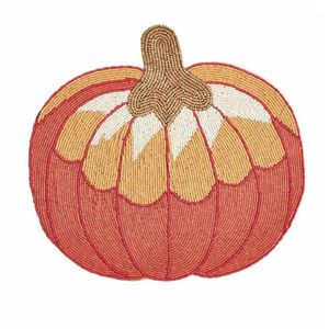 Mantel individual hecho a mano con cuentas, pulgadas, placa de cargador de cuentas Rojas Burdeos - Product Image 3