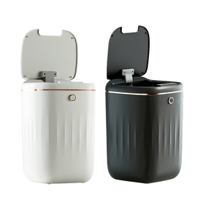 Modern Touchless Induction Garbage Can with Lid Smart Sensor Trash Can <strong>Kitchen</strong> Accessories <strong>Plastic</strong> Automatic Trash <strong>Bins</strong> - Product Image 2