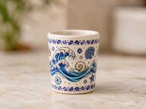 Ceramic Screen Printed Cartoon Fish Design Classic Style Coffee <b>Mugs</b> Tea Dishwasher Safe Gift <b>Box</b> Packaging Giveaways - Product Image 3