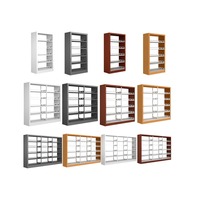 Estanterías para Libros de Biblioteca Escolar, Estanterías de Madera/Metal para Almacenamiento y Organización de Libros para Estudiantes en Espacios de Lectura Educativos