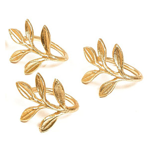 Meilleure qualité en acier inoxydable rond de serviette luxe fer fête mariage table à manger tous les jours réunions de famille ambiance style de vie - Product Image 3