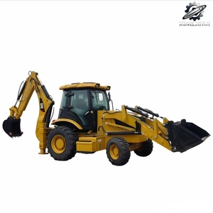 Chargeuse-pelleteuse Caterpillar 420F d'occasion, 11 tonnes, godet de 1,2 m³, marque japonaise d'origine, chargeuse sur pneus moyenne, faible nombre d'heures, certifiée CE - Product Image 1