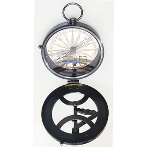 Nautical Sundial Compass West London Sundial Compass Navigation Compass Perfect Travel or Keepsake Handmade Gift