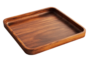 Ensemble d'assiettes rondes en bois de luxe modernes et écologiques de haute qualité, de différentes tailles, pour un usage domestique - Product Image 3