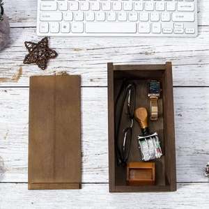 Handmade <span class=keywords><strong>2025</strong></span> SLT <span class=keywords><strong>New</strong></span> hình chữ nhật thông quà tặng bằng gỗ trượt hộp với trượt nắp bởi toàn cầu xuất khẩu - Product Image 3