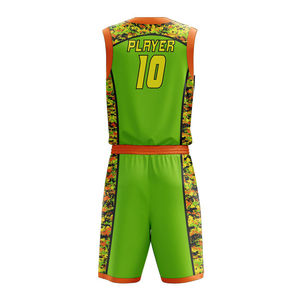 Ensemble d'uniformes de basket-ball réversible à imprimé personnalisé 2026, dernière collection, meilleur prix de gros pour l'été, unisexe, 100% polyester - Product Image 2