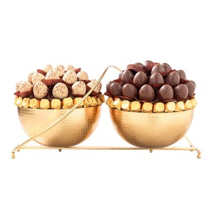 Bol de service unique en acier inoxydable martelé avec finition argentée Fournitures d'hôtel Bol à dessert pour bonbons et chocolats Prix le plus bas - Product Image 5