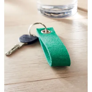 Porte-clés et mousqueton promotionnels en feutre RPET écologique SUORA - Product Image 4