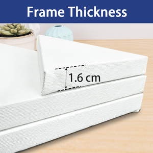 <span class=keywords><strong>Toile</strong></span> <span class=keywords><strong>tendue</strong></span> 100% coton en forme de <span class=keywords><strong>triangle</strong></span> de 30cm pour la peinture, fournitures d'art, <span class=keywords><strong>toile</strong></span> pour la peinture à l'huile et à l'acrylique - Product Image 5