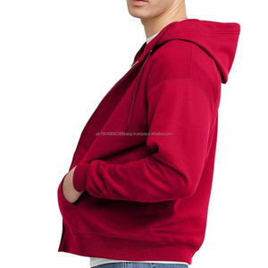 Fabricant de sweats à capuche pour hommes OEMODM, sweats à capuche en coton 100% lourd, logo personnalisé, sweats à capuche surdimensionnés, vente en gros - Product Image 3
