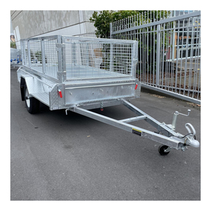 Remolque de jaula de un solo eje confiable Sistema de suspensión fuerte Acabado resistente a la corrosión Capacidad de remolque suave Núcleo de engranaje - Product Image 4