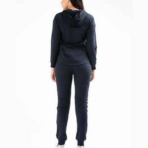 Nuevo Conjunto Deportivo de Moda para Mujer, Dos Piezas, Pantalones y Top con Cuello Alto, Estampado y Cremallera - Product Image 6