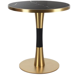 Mesa de esquina elegante hecha a mano cuadrada superior decoración del hogar mesa de centro de Metal muebles interiores de lujo mesa de vino - Product Image 2