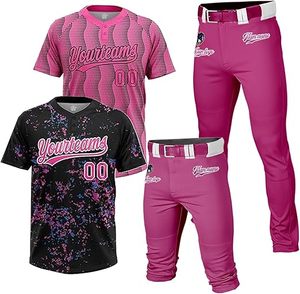 Uniforme de Béisbol Profesional Personalizado a Color, Jersey Sublimado con Botones Completos, con Marca del Equipo y Rendimiento a la Medida - Product Image 6