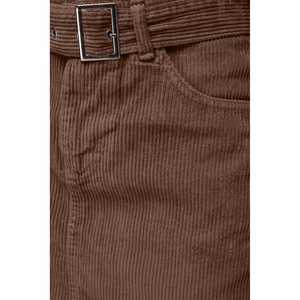 Jupe midi plissée en tissu doux - Product Image 4