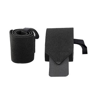 Precio bajo de fábrica GAF, venta al por mayor, accesorios de gimnasio, logotipo de goma personalizado, muñequeras de levantamiento de pesas, muñequeras - Product Image 1