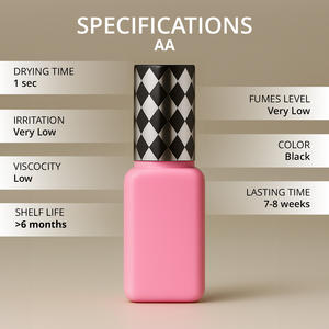 กาวต่อขนตาแห้งไว 1 วินาที แบบกำหนดเองสำหรับแบรนด์ส่วนตัว แพ็คพรีเมียม สำหรับมืออาชีพ พร้อมบรรจุภัณฑ์แบบกำหนดเอง - Product Image 2