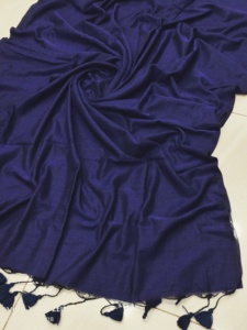 Sari en coton bangal uni, écologique, séchage rapide, léger, tissé, robe de mariée pour filles/femmes, largeur 6,3 m, 350 g pour les mariages - Product Image 2