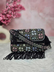 Bolso de mano de alta calidad bordado para mujer, bolso de mano de noche para fiesta, bolso de noche, bolso de mano para novia, bolso de mano de ARTESANÍA DE LUJO - Product Image 2