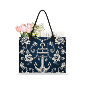 Nouvelle arrivée durable recyclable léger bohème 100% coton brodé à la main personnalisé indien Floral sacs fourre-tout ensembles - Product Image 5