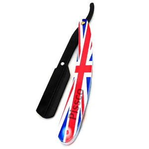 Couteau de barbier pliant pour rasage, rasoir droit pour la coupe de la barbe, fabriqué par Pissco Pakistan - Product Image 2