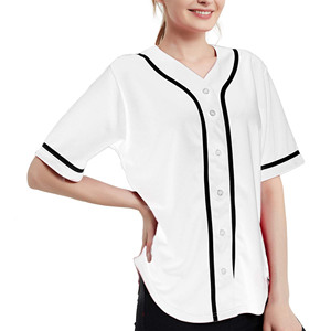 Maillot de baseball en maille de polyester de haute qualité OEM ODM Vêtements de sport unis à la mode Logo personnalisé Vente en gros Softball pour adultes - Product Image 3
