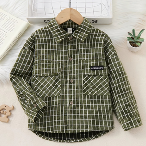 Camisas de marca Premium formales de alta calidad del fabricante, venta al por mayor, ropa para niños y niños - Product Image 2