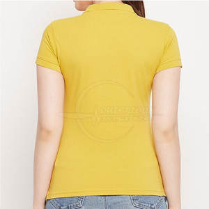 Pakistán hizo cómoda tela camiseta diseño único mujer verano Polo camiseta diseño bajo MOQ Polo camiseta - Product Image 4