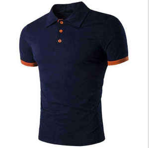 Chemise pour homme en coton 100% personnalisée, style décontracté, manches courtes, style golf, tissu Dobby à séchage rapide - Product Image 1