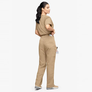 Conjunto de Uniformes Médicos de Verano para Mujer, Estilo Nuevo, Alta Calidad, Tejido, Manga Larga, Botones Completos, Estilo Casual, Top y Pantalones - Product Image 6