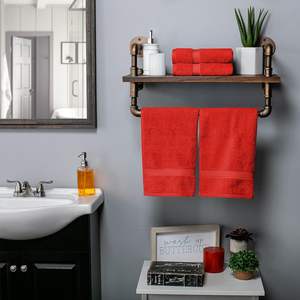 ผ้าขนหนูเช็ดมือเช็ดหน้าคุณภาพสูง 100% ผ้าฝ้ายทอเทอร์รี่ ด็อบบี้ สีพื้น รูปทรงสี่เหลี่ยมผืนผ้า สำหรับใช้ในบ้าน แบรนด์สั่งทำได้ Texbridge ขายส่ง - Product Image 6