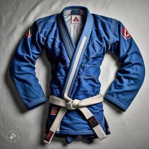 Tela de cáñamo hecha a medida de alta calidad BJJ Gi al por mayor Jiu Jitsu brasileño uniforme algodón Karate artes marciales Logo-Jiu Jitsu Gi - Product Image 6