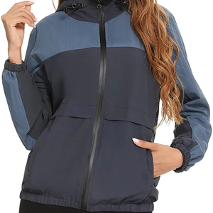 Chaquetas Impermeables Reversibles con Capucha para Mujer, Transpirables, de Secado Rápido, Resistentes al Viento, con Cremallera, Personalizables OEM, para Invierno - Product Image 1