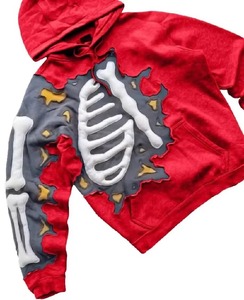 Sudadera Unisex de Estilo Urbano con Estampado 3D en Relieve, Gruesa, Holgada, Transpirable y con Estampado Personalizado - Product Image 2