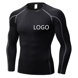 2024 Custom Printed Sublimated MMA Rash Guard New Design Men's Sports Training Wear OEM Service - Product Image 4