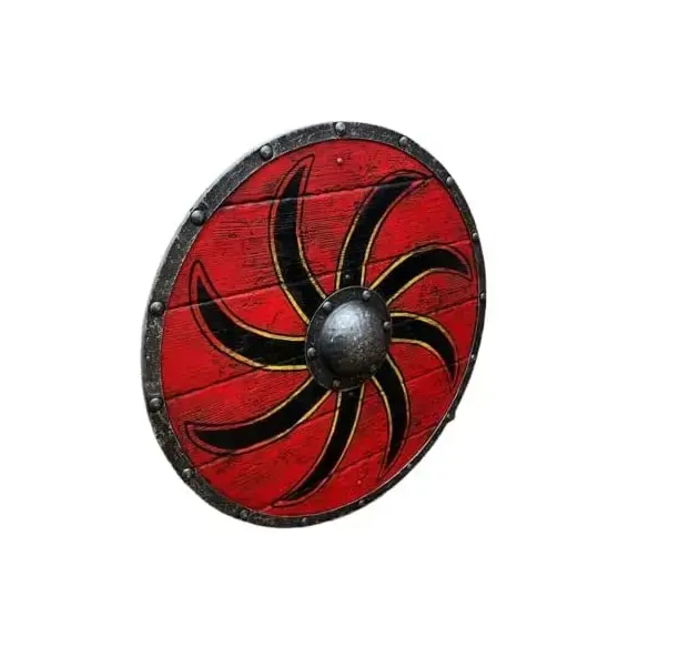 multi-functional Shield Viking Medieval Warrior Round 24 Wooden Inch Armor Battle Wood Knight Dragon Handmade Inches