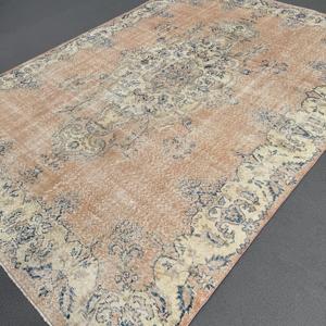 พรมวินเทจขนาด 0.6x9.7 ฟุต (18x297 ซม.) สีน้ำตาลออมเบร พรมตุรกี - Product Image 5