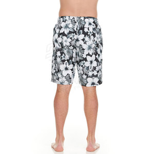 กางเกงขาสั้นว่ายน้ำสำหรับผู้ชายกางเกงชายหาดผ้าฝ้ายสีทึบลาย100% สำหรับฤดูร้อนโลโก้ตามสั่ง - Product Image 3