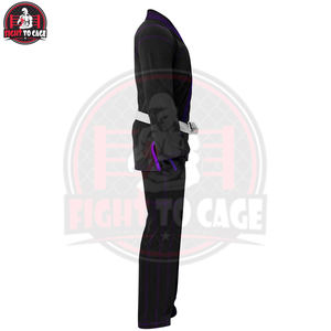 Handmade Machine Washable Stretch Breathable Lightweight Unisex Polyester Cotton BJJ Kimono Martial Arts Uniform - Product Image 2