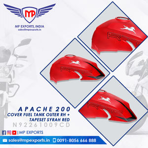 Tanque de Combustible para Apache Rtr 200, Color Rojo, en Venta - Product Image 3
